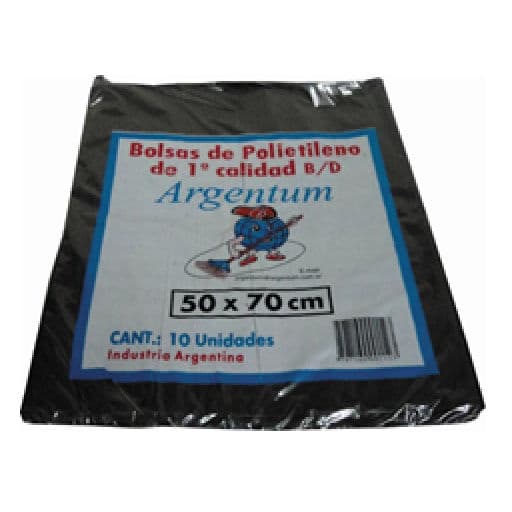 BOLSA RESIDUOS 50 X 70 X 10U.