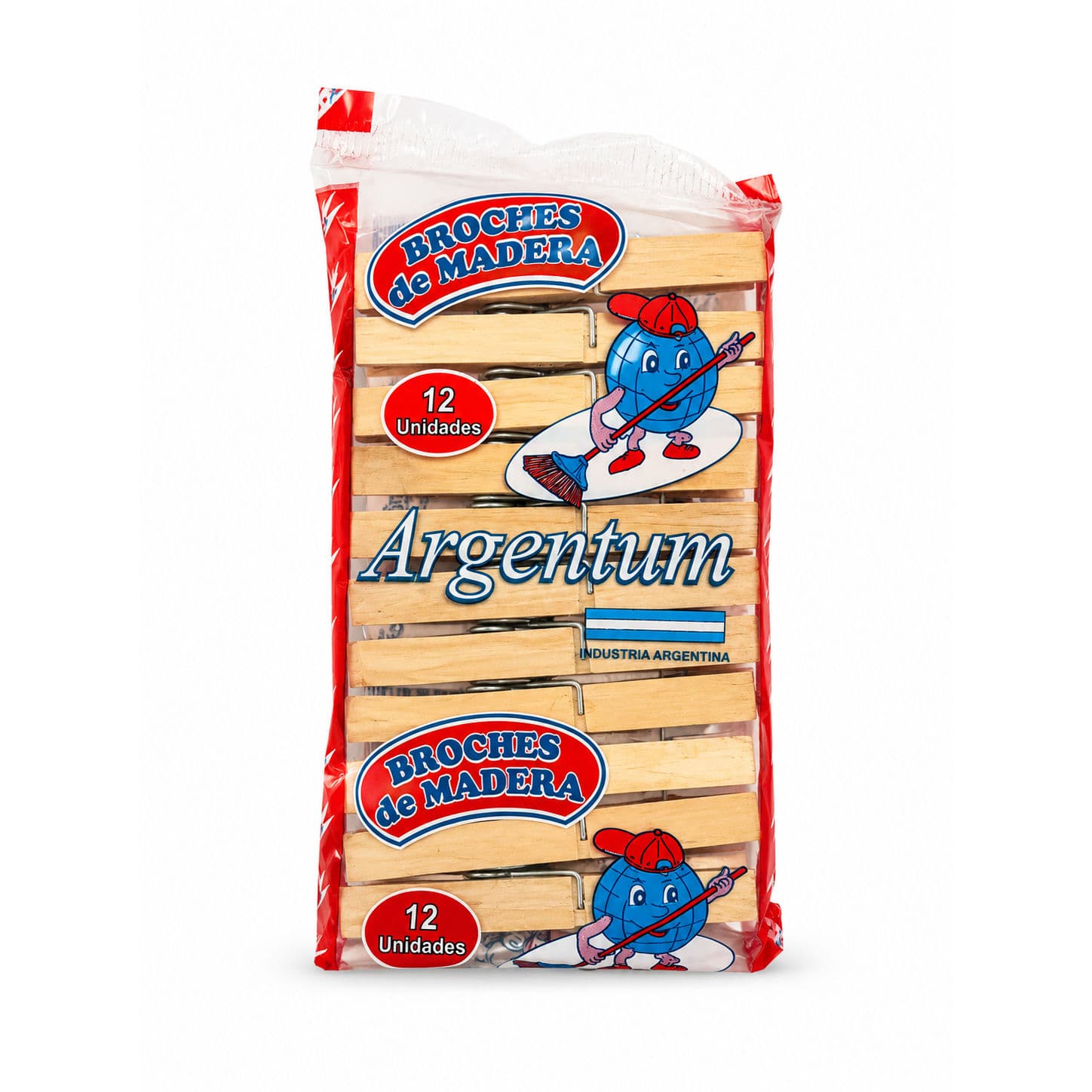 BROCHE MADERA 12 DOCENAS