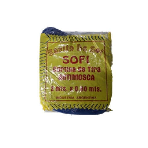 CORTINA TIRAS SIMPLE ECO 80 CM