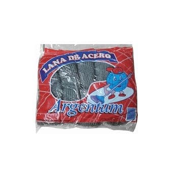 LANA ACERO X 10 ROLLITOS